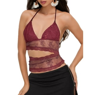 トップス Suede Touch BustierPuff See-through Cami KIC_146-5050-00053-111_model2.
