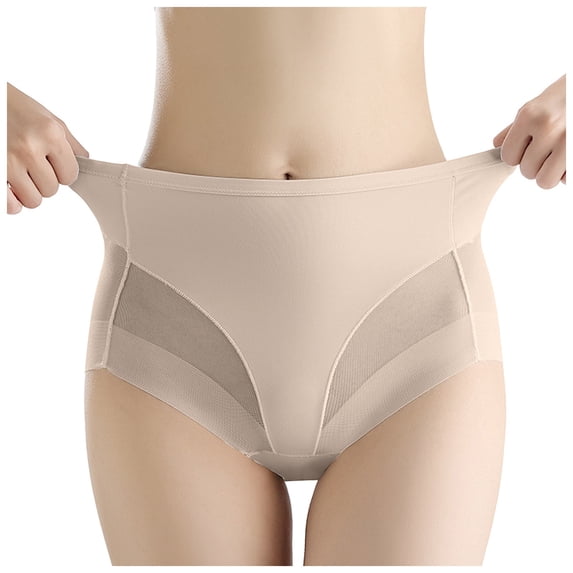 Women Shapeing Ultra Thin Instant Dry Pants Belly Compression Yoga Briefs