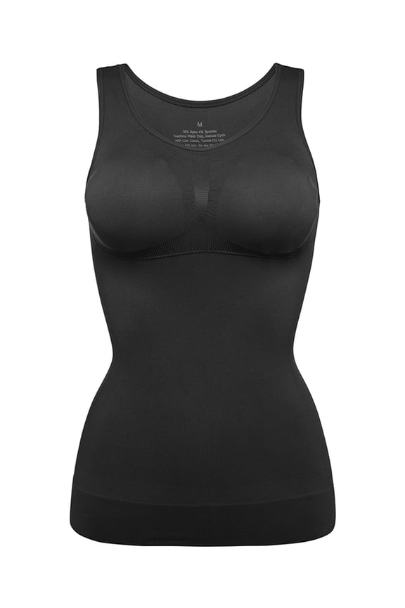 Women Shaper with Pads Shapewear Tank Top Tummy Control Slimming Compression Undershirt