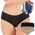 thumbnail image 1 of Women Shapewear Buttock Padded Underwear Butt Lift Enhancer Brief Panties, Black, XL, 1 of 7