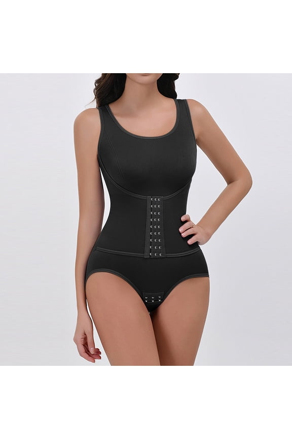 Women Shapewear Lift Triangle Bodysuit Jumpsuit Shapewear Waist Trainer Sweat Band Compression Underwear Women High Waist Camisoles for Women plus Hot Belt Waist Trainer Neoprene Sweat Waist Trainer