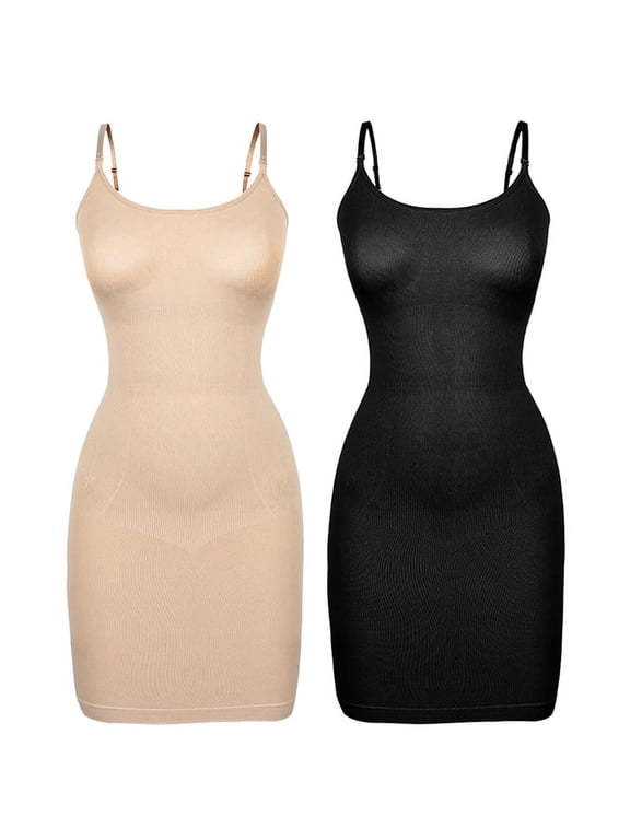 Women Shapewear Slips for Under Dresses Cami Full Silp Dress Tummy Control Seamless Body Shaper Corset Sexy Lingerie Underwear