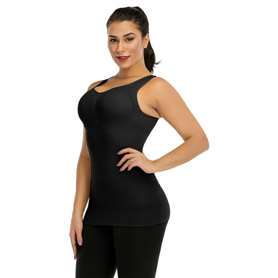 Women Shapewear Tank Tops Tummy Control Seamless Slimming Body Shaper Tops Female