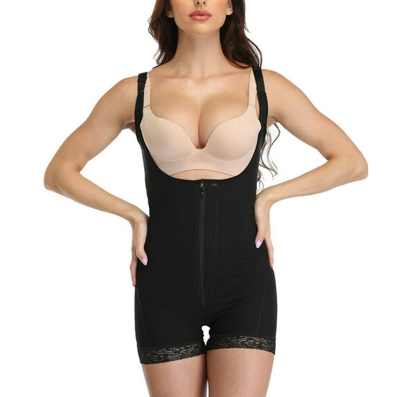 Women Shapewear Tummy Control Fajas Open Bust Butt Lifter Bodysuit Slimmer Body Shaper Slimming Girdle Bodysuit