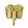 thumbnail image 1 of Women Shawl Wrap, Knitted Scarf Cape Pashmina Shawls, Fashion Shrug for Summer Winter Spring & Air-conditioned Room Green, 1 of 2