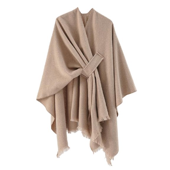 Women Shawl Wrap Poncho Warm Blanket for Office Outdoor Wedding
