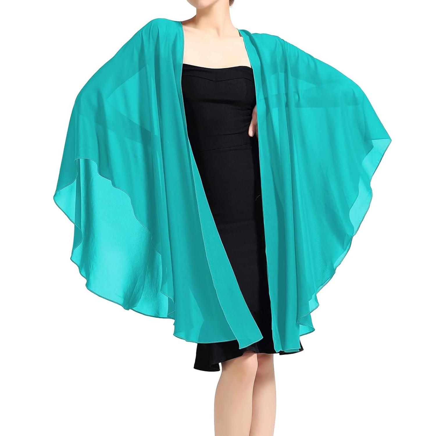 Women Shawls and Wraps for Evening Dresses Like Chiffon Silk Scarf ...