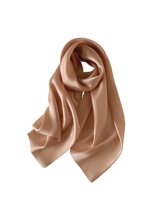Women Shawls and Wraps for Evening Dresses Like Chiffon Silk Scarf Formal Silky Pashmina Shawls for Weddings Brown