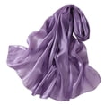 thumbnail image 1 of Women Shawls and Wraps for Evening Dresses Like Chiffon Silk Scarf Formal Silky Pashmina Shawls for Weddings Purple, 1 of 3