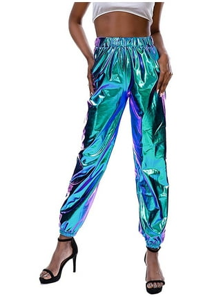 Xiaoluokaixin Women Sweatpants Elastic High Waist Dance Jogger