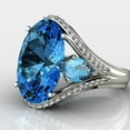 thumbnail image 1 of Women Shiny White Zircon Engagement Ring, 1 of 1