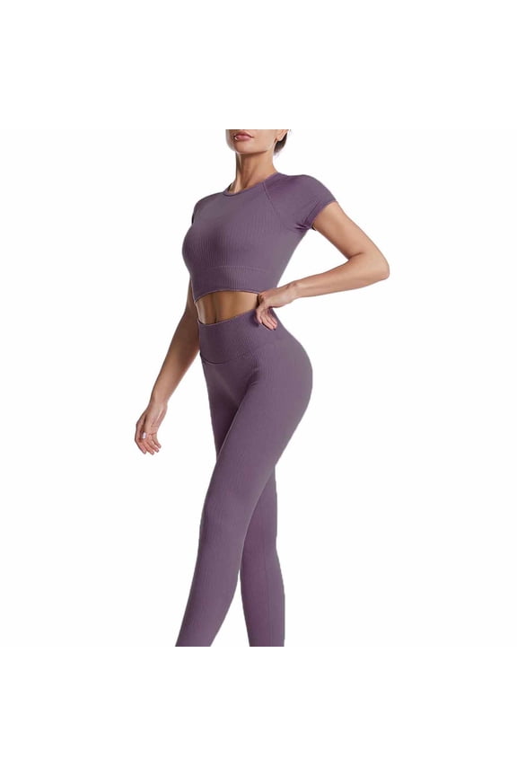 Women Shirt Durable Christmas gift Thin section Fashion Sets Yoga Trendy Lining Loose Fitting Short Sleeve Dark Gray Sexy Lining Size S
