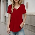 thumbnail image 1 of Women Shirt Short Sleeve Casual Stylish Top Shirts Lightweight Workout Shirts Women Comfortable Workout Shirts Women Women Casual Tee Womens Striped Tee Shirts Short Sleeve Tops Long Sleeve for Women, 1 of 4