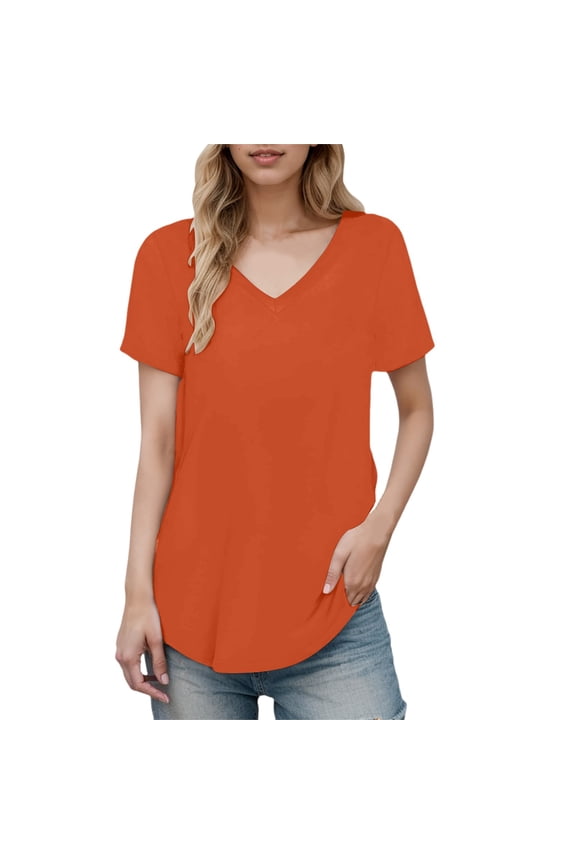 Women Shirt Short Sleeve Casual Stylish Top Shirts, Rayon Blending Fabric, Loose Fit, Available in Multiple Sizes