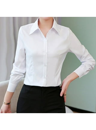 Women's Long Sleeve White Shirts