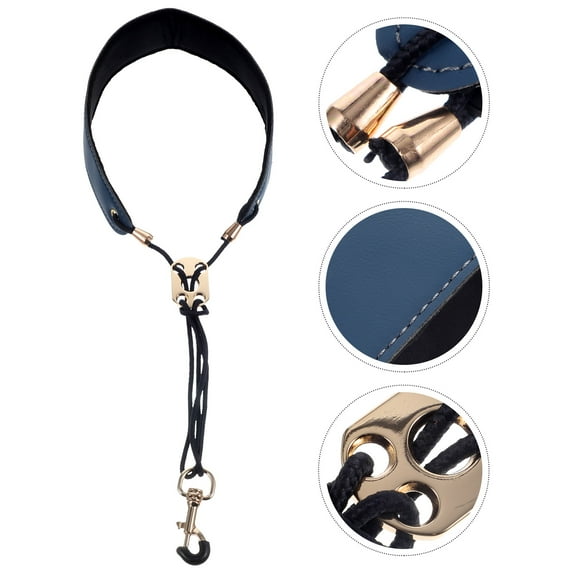 RENACLIPY 1Pcs Comfortable Kids Saxophone Neck Strap for Musical Instrument Accessories 39x4cm