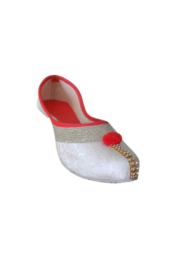 Women Shoes Indian Wedding Jutties Multicolor Pointy Flats Mojaries Flats US 5