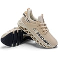 thumbnail image 1 of Women Shoes Slip on Fashion Sport Running Tennis Athletic Walking Shoes Runner Trail Shoes Beige Size 9, 1 of 10