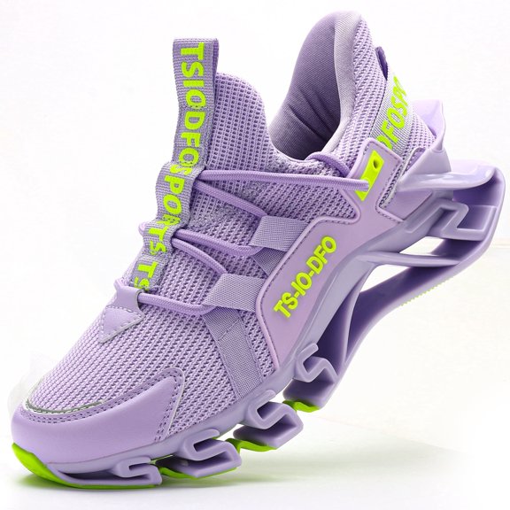 Women Shoes Sport Running Tennis Athletic Walking Shoes Gym Runner Trail Shoes Light Purple Size 9