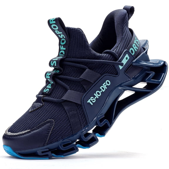 Women Shoes Sport Running Tennis Athletic Walking Shoes Gym Runner Trail Shoes Navy Blue Size 9.5