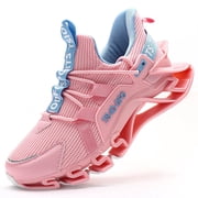 Women Shoes Sport Running Tennis Athletic Walking Shoes Gym Runner Trail Shoes Pink Blue Size 8.5