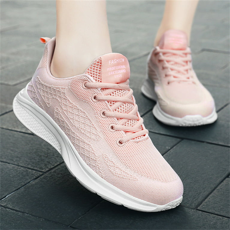 Women Shoes Summer Lightweight Mesh Travel Shoes Sneakers Non Slip Casual Running  Shoes Womens Sneakers without Laces Sneakers Womens Size 10 under 20 on  Slip on Sneakers for Women Sneakers Shoes for 