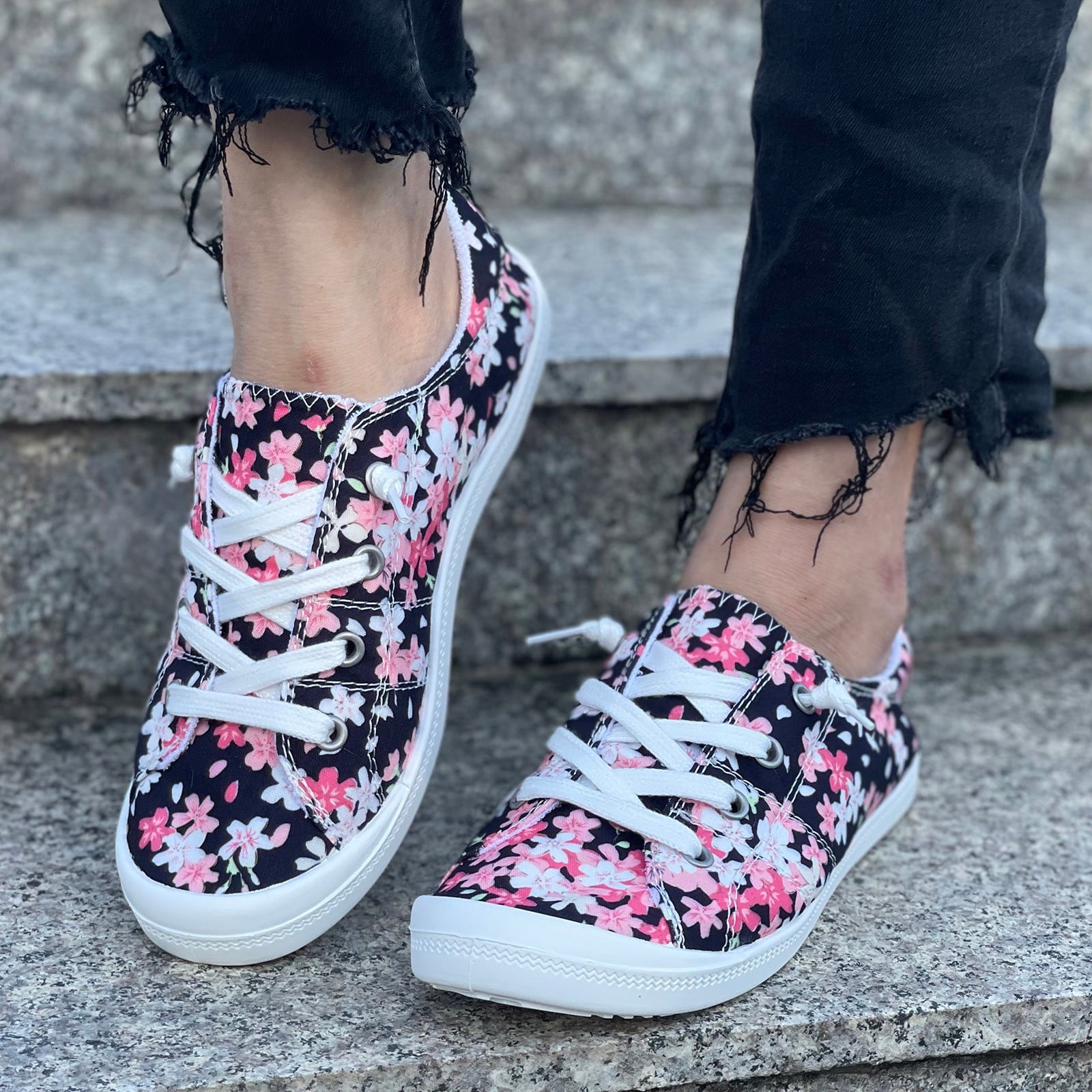 Printed cheap casual shoes