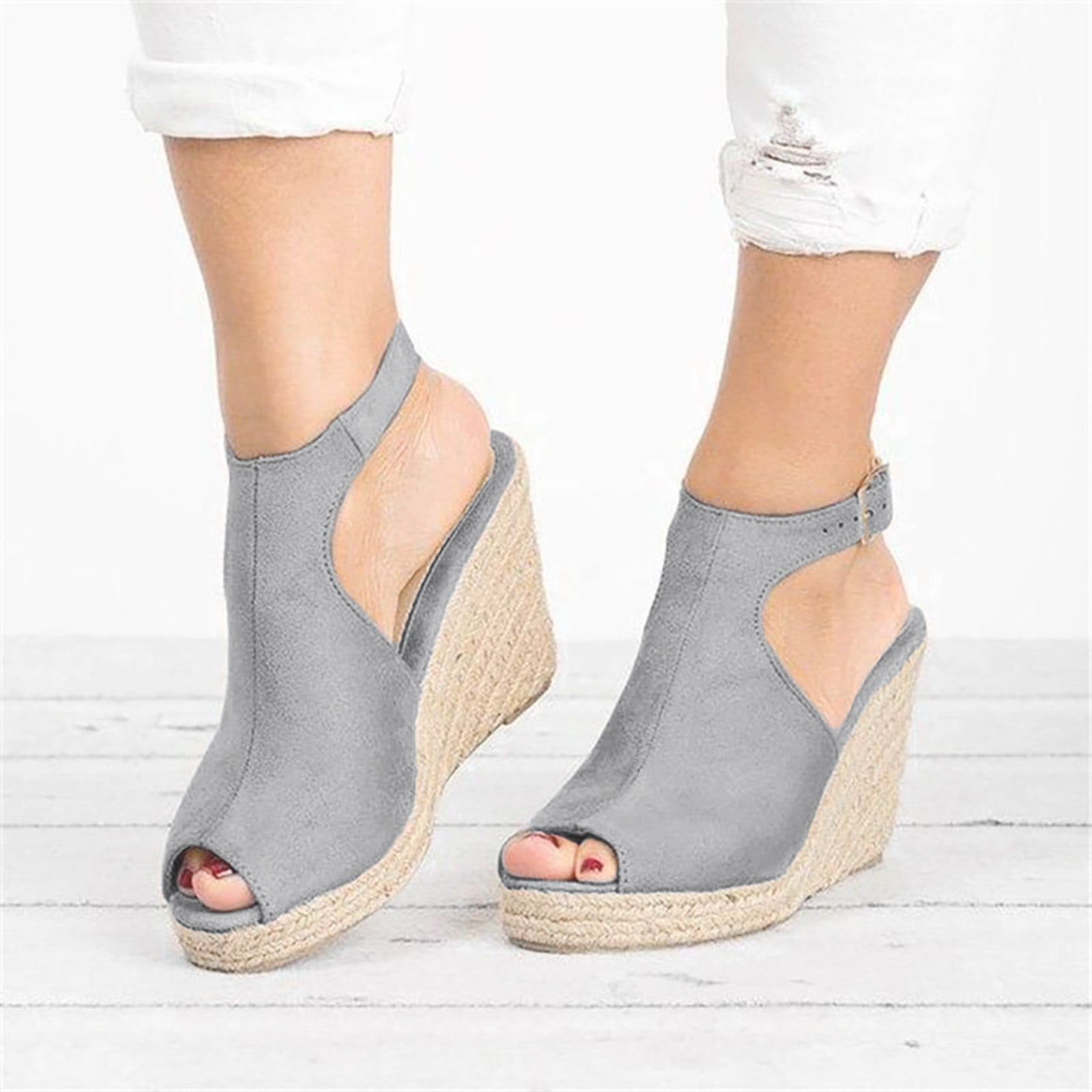 Grey wedges outfit discount