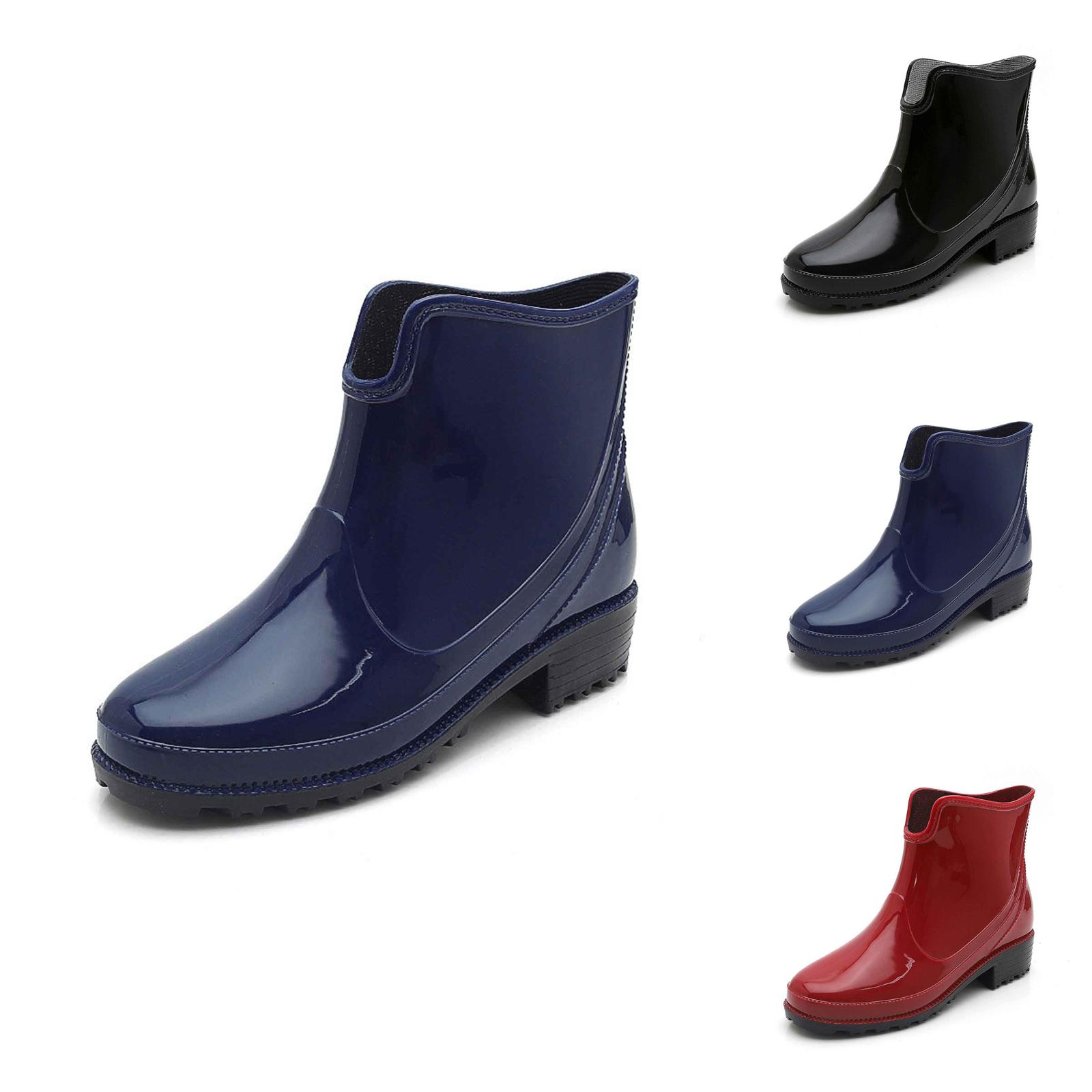 Unisex Rain Shoes Ankle Women Waterproof Shoes main image 1