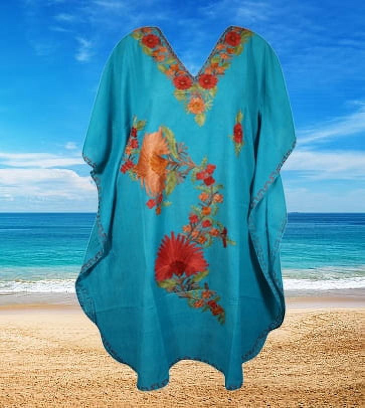 Eddoyee Loose Beach Kaftan Dresses for Women Caftan Swimsuit