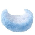 thumbnail image 1 of Women Short Mesh Princess Skirt Breathable Ruffled Tulles Puffy Layered Tutus Skirts Light Blue XS, 1 of 2