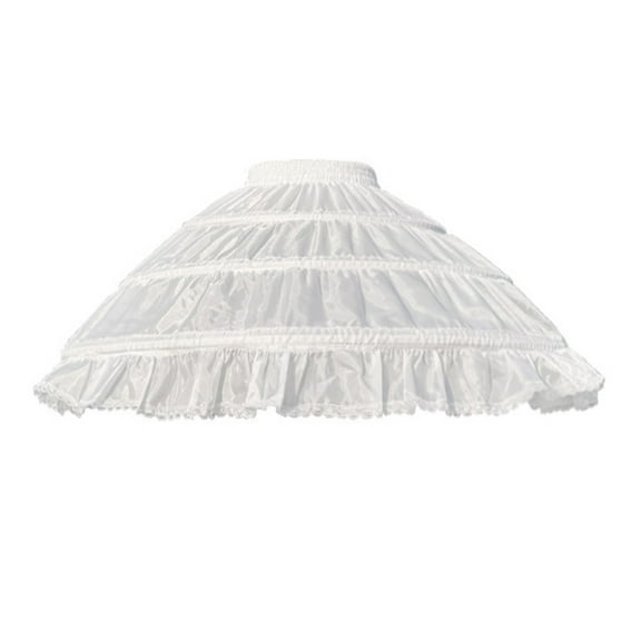 Women Short Petticoat Skirt 3 Hoop Adjustable Underskirt Half Slips for Cosplay