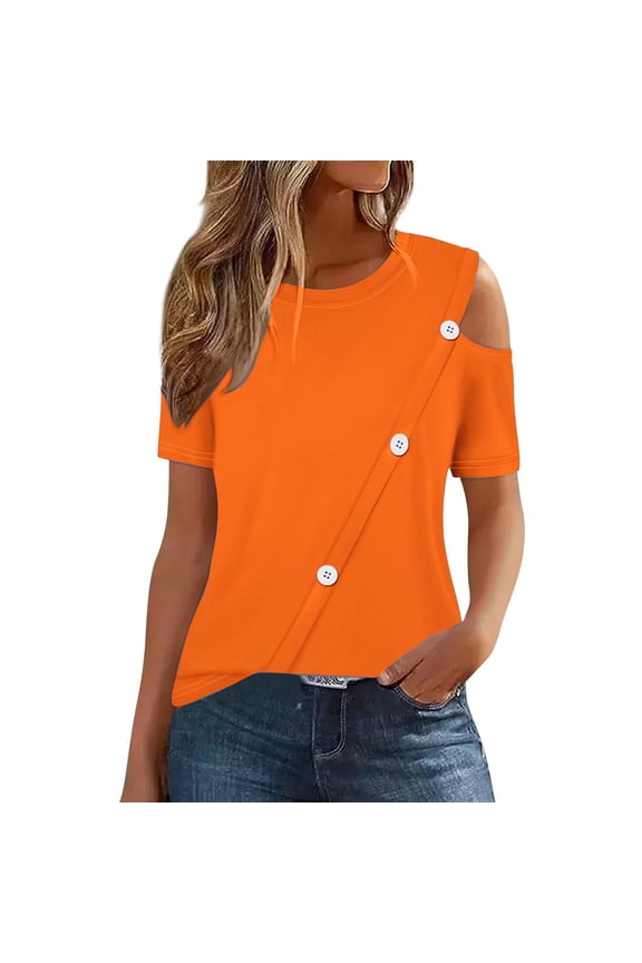 Women Short Sleeve Tops White Blouse for Women Dressy Casual Summer Grey Shirts for Women Dressy Summer Clothes for Women 2025 Vacation Cruise Petite Running Shirts