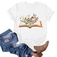 thumbnail image 1 of Women Short Sleeve Tops Cotton Lace White Blouses for Women Tshirts Shirts Graphic Vintage School House Rock, 1 of 3
