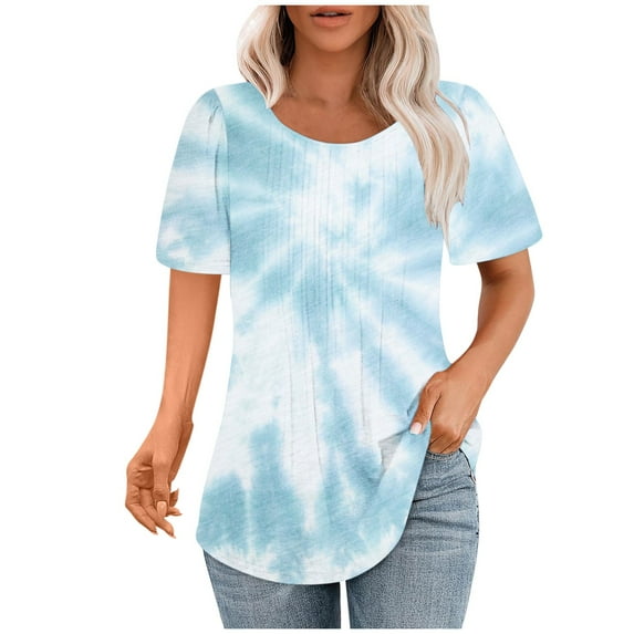 Women Short Sleeve Tops Fitted Womens T Shirts Graphic Animals Workout Tank Tops for Women Loose Fit Clearance Deals