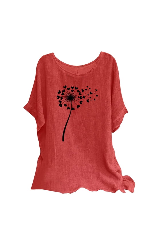 Women Short Sleeve Tops Plus Size Womens T Shirts Loose Fit Plus Previous Orders
