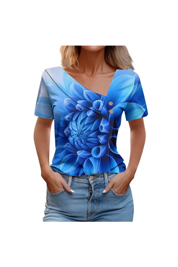 Women Short Sleeve Tops Trendy Grey Shirts for Women Crop Top Warehouse Today Shipping