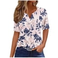 thumbnail image 1 of Women Short Sleeve Tops Trendy Lace Blouses Casual Shirts for Women Trendy Orders, 1 of 5