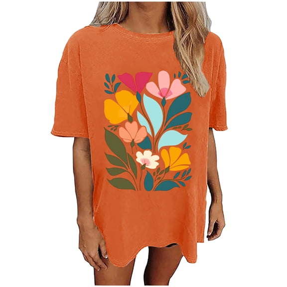 Women Short Sleeve Tops Trendy Womens T Shirts Loose Fit Pack Women Y2K off Shoulder Tees Slim Fit Stretchy