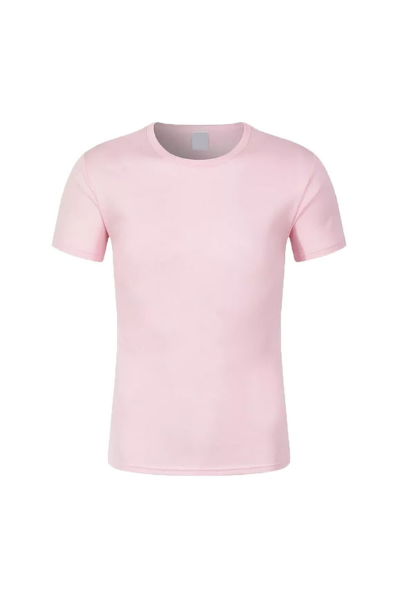 Women Short Sleeve Tunic Blouse Spring Fashion Clothing Pullover Clothes Cozy Womens Tops Pink