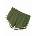 thumbnail image 1 of Women Shorts Casual Color Block Workout Waistband Skinny, 1 of 1