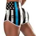 thumbnail image 1 of Women Shorts Casual High Waist Running Shorts Independence Day America Flag Printed Workout Gym Shorts For Leisure Travel, 1 of 7