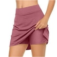 thumbnail image 1 of Women Shorts under $5! Xqxayjr Tennis Skirts with Shorts Underneath for Women Golf Athletic Activewear Skorts Mini Summer Workout Running Hiking Shorts, 1 of 5