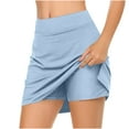 thumbnail image 1 of Women Shorts under $5! Xqxayjr Tennis Skirts with Shorts Underneath for Women Golf Athletic Activewear Skorts Mini Summer Workout Running Hiking Shorts, 1 of 5