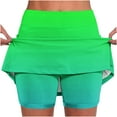 thumbnail image 1 of Women Shorts under $5! Xqxayjr Tennis Skirt for Women Skirt with Shorts Underneath High Waisted Pleated Golf Skorts Athletic Workout Skirts, 1 of 5