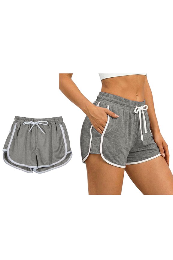 Women Shorts Elastic Waist Shorts Comfy Loose Fit Clothes for Women Lounge Short Womens Summer Clothes Cute Shorts for Women