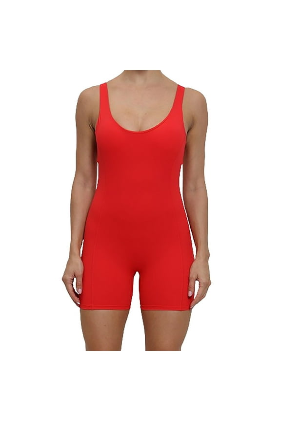 Women Shorts Jumpsuit Sexy Sleeveless Sling Solid Color Seamless One Piece Yoga Romper Spaghetti Strap Tank Bodycon Gym Bodysuit Backless Butt Lifter Shapewear