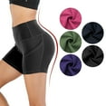 thumbnail image 1 of Women Shorts Leggings Pocket Hot Mid Pants Bicycle Sport Yoga Fitness Pajamas, 1 of 8
