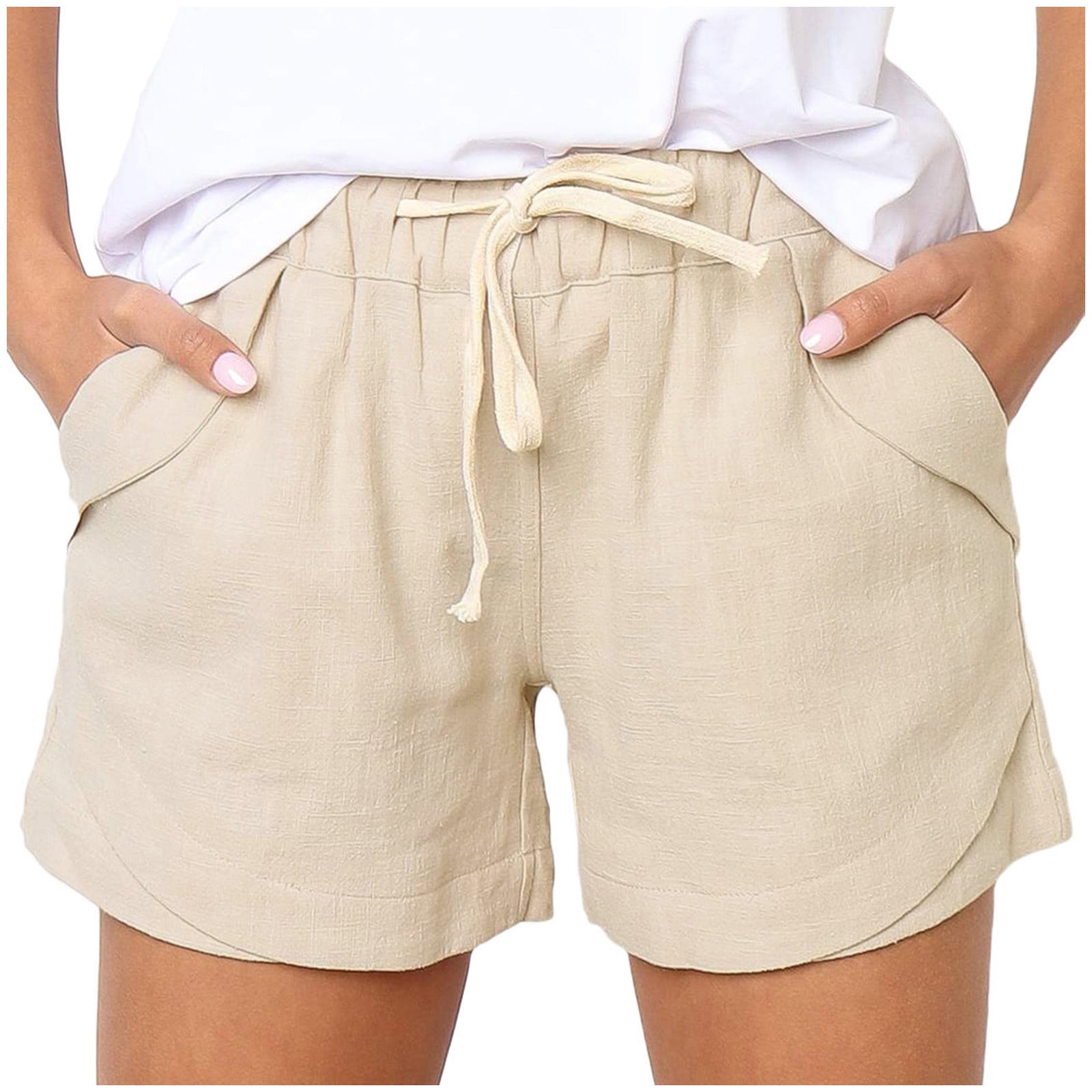 Women-Shorts-Plus-Size-Casual- Women-Shorts-Plus-Size-Casual-