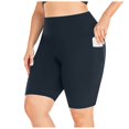 thumbnail image 1 of Hauaitttt Women Shorts Plus Size High Waist Workout Athletic Shorts Seamless Lifting Yoga Shorts with Pockets High Waist Yoga Shorts Pack Exercise Tops for Women Comfy Dress Pants for Women Women s, 1 of 7